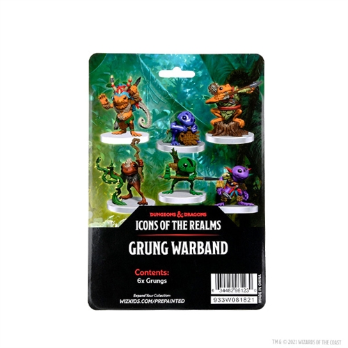 DnD - Grung Warband - Icons of the Realms Premium DnD Figure